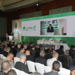 وزير الزراعة المصري علاء فاروق خلال إلقاء كلمته في مؤتمر الاتحاد العربي للأسمدة 31